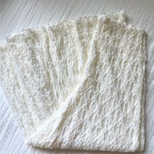 Zara Ivory lace skirt